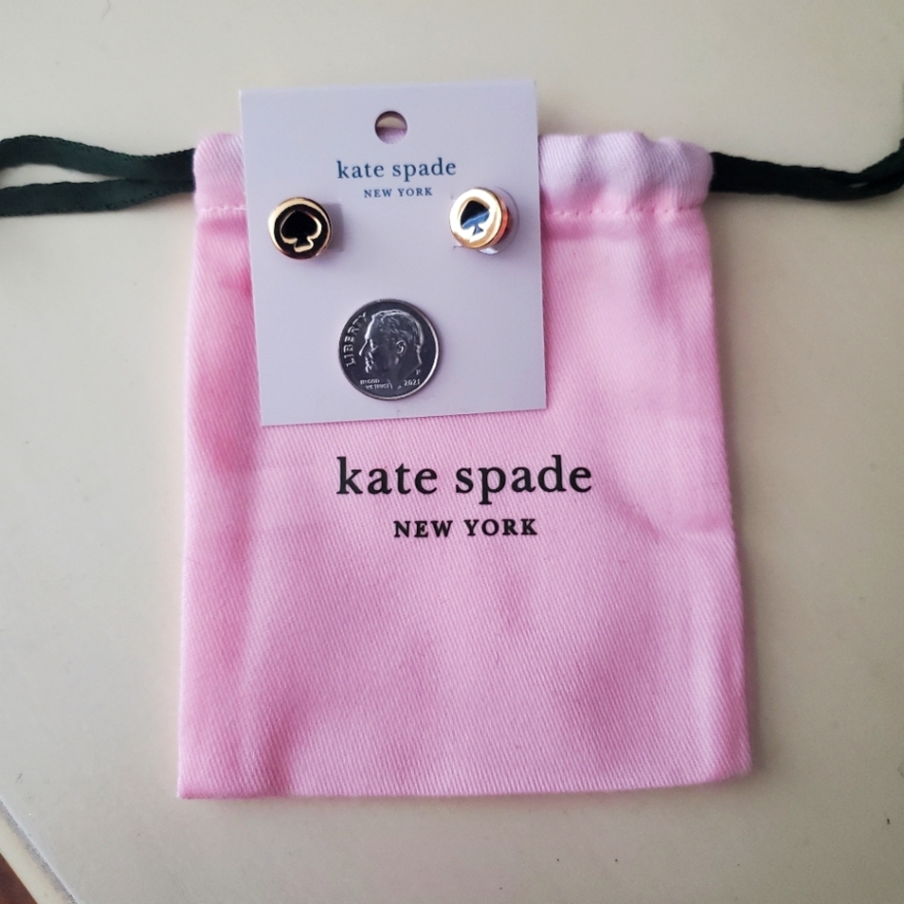 ♠️Kate Spade Stud gold earrings 💫
